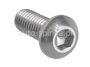 C70534 ŚRUBA M6 (1,0) x 16 IMBUS NIERDZEWNA KULISTA