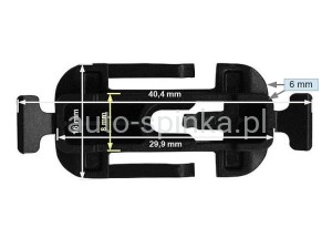 C70630 Spinka listwy progu zewn. Audi A4 B8 A5 8T0853909A 8T0 853 909 A