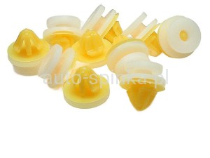 ASC1833 Spinka 8 tapicerki listwy Renault Dacia Nissan Opel Land Rover żółta 5001855049 7701050734 7703077368 7689900QAC 7399800QAB 015530814M 4501569 9161869 4414720 93176656 4430858 93161475 DYC101420 DYC500040 