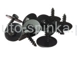 ASH2358 Wkręt 5 x 16 z podkładką 22 na klucz 8 czarny BMW MINI izolacji nadkola listwy osłon zderzaka 07149126886 0714 9126 886 07147147555 0714 7147 555 (1)