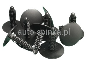 ASC0609 Spinka 6,4 x 27 tapicerki Opel osłon Plymouth Chrysler czarny 06502104 6502104 (1)