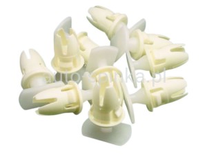 ASC4034 Spinka 9 z tulejką nakładki progu Mercedes W 202 203 210 220 AMG biały 0019889781 001 988 7681 A 001 988 76 81 A0019887681 0019887681 001 988 9781 A 001 988 97 81 A0019889781 (1)