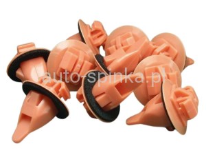 ASC0228 Spinka 9 x 16,5 listwy drzwi błotnika klapy Toyota RAV4 Land Cruiser Hilux 4 Runner orange 75397-35010 7539735010 75395-35070 7539535070