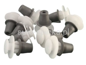 ASC0908 Spinka 9 z tulejką listwy bocznej progu VW Seat Audi Skoda 701853585 357853575 357 853 575 191853585A 191 853 585 A 191 853 586 C 191853586C 3V0853586  (1)