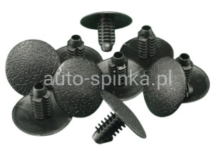 ASC1891 Spinka 6 x 12 tapicerki wyciszenia maski nadkola Fiat Alfa Lancia Renault Dacia Citroen Peugeot Mercedes 82412036 735250327 7703077068 6992C6 6999T1 A 6389841361 A6389841361 63898413617C52 (1)