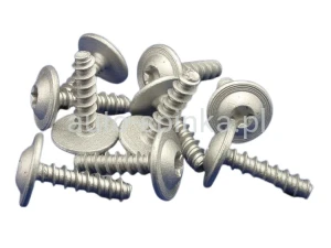 ASH2313 Wkręt 6 x 23 torx soczewkowy kołnierzowy srebrny tapicerki boczków BMW 5 7 07149158760 0714 9158 760 (1)