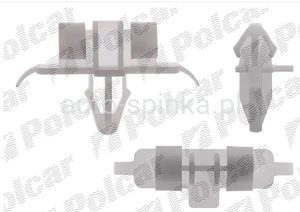 AS9590D1 Spinka listwy szyby czołowej VOLVO 31333163