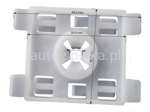 C60911 Spinka listew bocznych Opel Omega B 90460866 171963