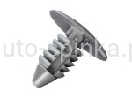 B25414 Spinka 7 x 16 tapicerki uniwersalna popiel metalik AMC GM Chrysler Chevrolet Ford Daewoo 4004569, 3691590, 6031321, 94530527, 94530548, 0940907326, 0940907350