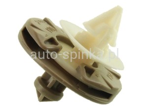 11464 Spinka 9 tapicerki drzwi VW Golf 3 Vento niska beżowy 1H0868243B