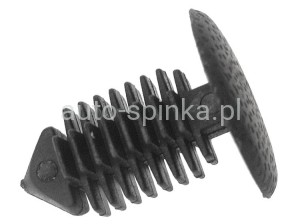 10495 Spinka 7 x 16 tapicerki drzwi tył bagażnik Opel Citroen Peugeot czarna 2346824 90283614 23 46 824 896481 8964.81 8964 81896457 8964.57