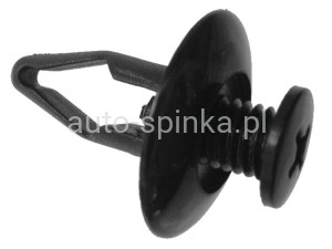 B16858 Kołek 8 x 19 Ford Kia Nissan Mazda Mitsubishi nadkola zderzaka osłony silnika 3406480 W706713S300 W706713-S300 MNA01-56145 MNA0156145 NA01-56-145 NA0156145 MB547806 63854-01A00 6385401A00