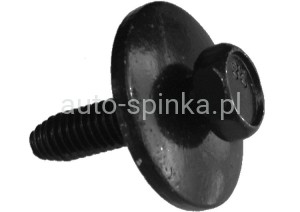 C60621 Śruba M6 x 21 na klucz 10 z podkładką zderzaka błotnika Mercedes Renault 0089906901 A 2019900936 1639900136 7703602059